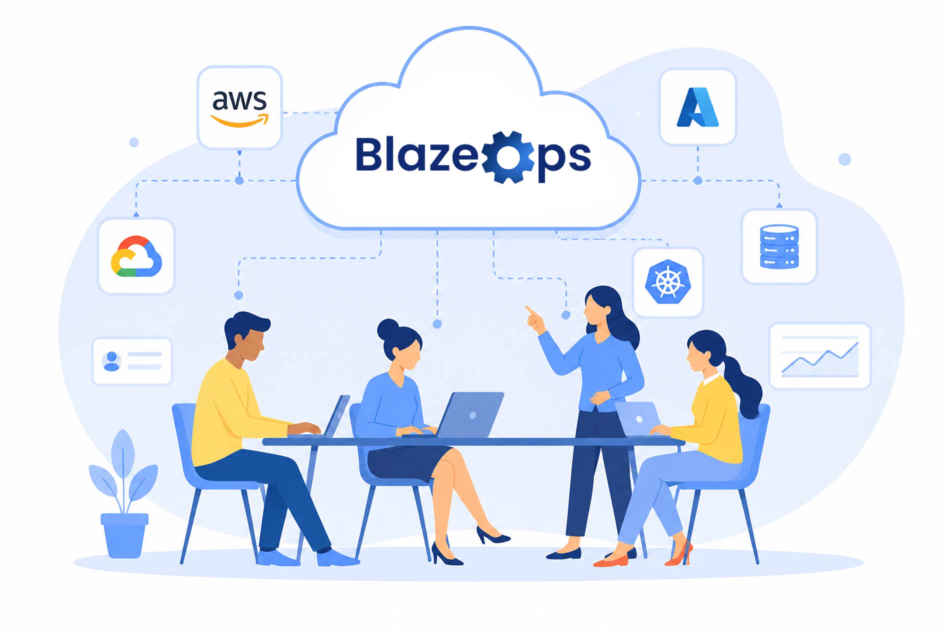 BlazeOps topology dashboard