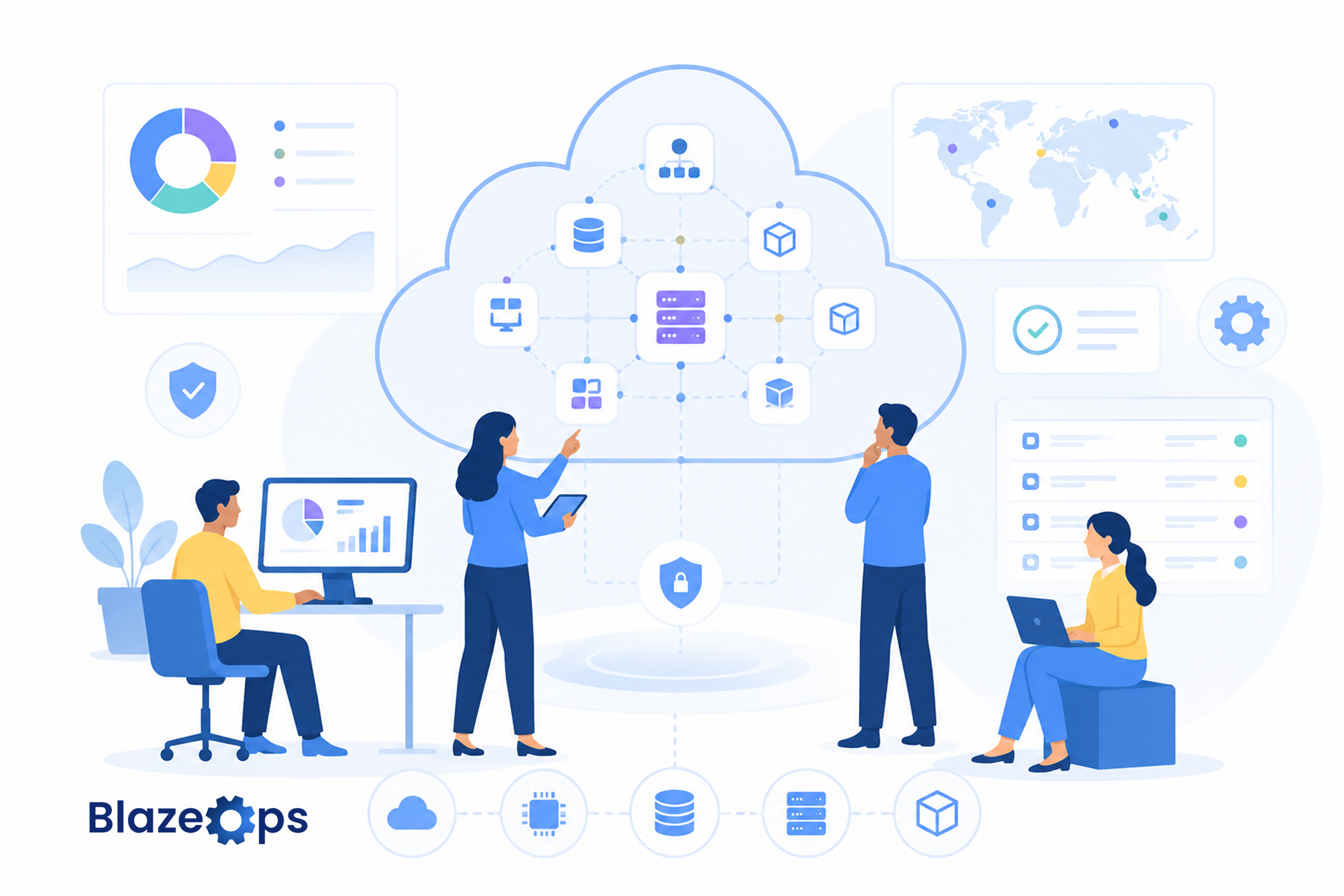 BlazeOps topology dashboard